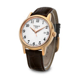 Tissot T Classic Carson Quartz White Dial Brown Leather Strap Watch for Men - T085.410.36.012.00 Authentic Buy Shop Now