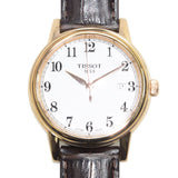 Tissot T Classic Carson Quartz White Dial Brown Leather Strap Watch for Men - T085.410.36.012.00 Authentic Buy Shop Now