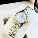 Tissot Carson Automatic Silver Dial Two Tone Steel Strap Watch For Women - T085.207.22.011.00 Authentic Buy Shop Now