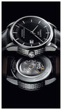 Tissot T Classic Luxury Powermatic 80 Black Dial Black Leather Strap Watch For Men - T086.408.16.051.00 Authentic Buy Shop Now