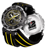 Tissot T Race Thomas Luthi Chronograph Grey Dial Black Rubber Strap Watch For Men - T092.417.27.067.00 Authentic Buy Shop Now