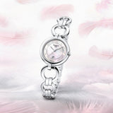 Tissot T Trend Flamingo Mother of Pearl Dial Silver Steel Strap Watch for Women - T094.210.11.116.00 Authentic Buy Shop Now