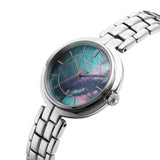 Tissot T Lady Flamingo Mother of Pearl Blue Dial Silver Steel Strap Watch For Women - T094.210.11.121.00 Authentic Buy Shop Now