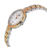 Tissot T Lady Flamingo Mother of Pearl White Dial Two Tone Steel Strap Watch For Women - T094.210.22.111.00 Authentic Buy Shop Now