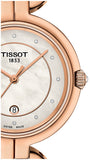 Tissot T Lady Flamingo Mother of Pearl Dial Rose Gold Steel Strap Watch for Women - T094.210.33.116.01 Authentic Buy Shop Now