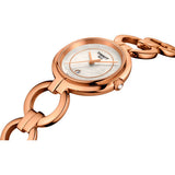 Tissot T Lady Flamingo Mother of Pearl Dial Rose Gold Steel Strap Watch for Women - T094.210.33.116.01 Authentic Buy Shop Now