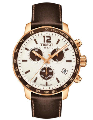 Tissot Quickster Chronograph Silver Dial Watch For Men - T095.417.36.037.01 Authentic Buy Shop Now