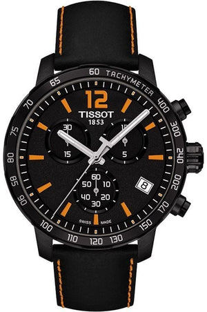 Tissot Quickster Chronograph Black Dial Watch For Men - T095.417.36.057.00 Authentic Buy Shop Now
