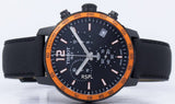 Tissot T Sport Quickster Chronograph Black Dial Black Rubber Strap Watch For Men - T095.417.36.057.01 Authentic Buy Shop Now