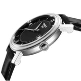Tissot T Classic Bridgeport Black Dial Black Leather Strap Watch For Men - T097.410.16.058.00 Authentic Buy Shop Now