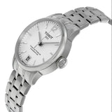 Tissot Chemin Des Tourelles Powermatic 80 Lady White Dial Silver Steel Strap Watch For Women - T099.207.11.037.00 Authentic Buy Shop Now