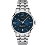 Tissot Chemin Des Tourelles Powermatic 80 Lady Blue Dial Silver Steel Strap Watch For Women - T099.207.11.048.00 Authentic Buy Shop Now