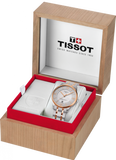 Tissot Chemin Des Tourelles Powermatic 80 Helvetic Price Lady Silver Dial Two Tone Steel Strap Watch For Women - T099.207.22.118.01 Authentic Buy Shop Now