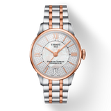 Tissot Chemin Des Tourelles Powermatic 80 Helvetic Price Lady Silver Dial Two Tone Steel Strap Watch For Women - T099.207.22.118.01 Authentic Buy Shop Now
