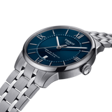 Tissot Chemin Des Tourelles Powermatic 80 Lady Blue Dial Silver Steel Strap Watch For Women - T099.207.11.048.00 Authentic Buy Shop Now