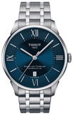 Tissot Chemin Des Tourelles Powermatic 80 Lady Blue Dial Silver Steel Strap Watch For Women - T099.207.11.048.00 Authentic Buy Shop Now