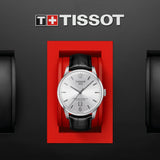 Tissot Chemin Des Tourelles Powermatic 80 Silver Dial Black Leather Strap Watch For Men - T099.407.16.037.00 Authentic Buy Shop Now