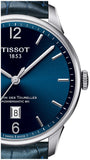 Tissot Chemin Des Tourelles Powermatic 80 Blue Dial Blue Leather Strap Watch for Men - T099.407.16.047.00 Authentic Buy Shop Now
