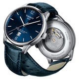Tissot Chemin Des Tourelles Powermatic 80 Blue Dial Blue Leather Strap Watch for Men - T099.407.16.047.00 Authentic Buy Shop Now