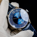 Tissot Chemin Des Tourelles Powermatic 80 Blue Dial Blue Leather Strap Watch for Men - T099.407.16.048.00 Authentic Buy Shop Now