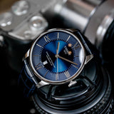 Tissot Chemin Des Tourelles Powermatic 80 Blue Dial Blue Leather Strap Watch for Men - T099.407.16.048.00 Authentic Buy Shop Now