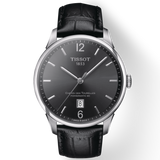 Tissot Chemin Des Tourelles Powermatic 80 Black Dial Black Leather Strap Watch For Men - T099.407.16.447.00 Authentic Buy Shop Now