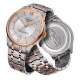 Tissot Chemin Des Tourelles Powermatic 80 Helvetic Price Lady Silver Dial Two Tone Steel Strap Watch For Women - T099.207.22.118.01 Authentic Buy Shop Now
