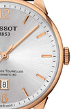 Tissot Chemin Des Tourelles Powermatic 80 Silver Dial Brown Leather Strap Watch For Men - T099.407.36.037.00 Authentic Buy Shop Now