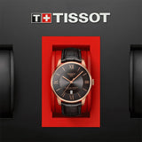 Tissot Chemin des Tourelles Powermatic 80 Brown Dial Brown Leather Strap Watch for Men - T099.407.36.448.00 Authentic Buy Shop Now