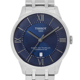 Tissot Chemin Des Tourelles Powermatic 80 Blue Dial Silver Steel Strap Watch for Men - T099.407.11.048.00 Authentic Buy Shop Now
