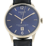 Tissot Chemin Des Tourelles Powermatic 80 Blue Dial Blue Leather Strap Watch for Men - T099.407.16.047.00 Authentic Buy Shop Now