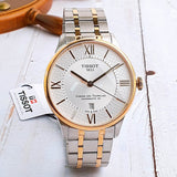 Tissot Chemin des Tourelles Powermatic 80 Helvetic Pride Silver Dial Two Tone Steel Strap Watch for Men - T099.407.22.038.01 Authentic Buy Shop Now