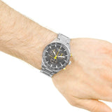 Tissot PRS 516 Chronograph Black Dial Silver Steel Strap Watch For Men - T100.417.11.051.00 Authentic Buy Shop Now