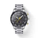 Tissot PRS 516 Chronograph Black Dial Silver Steel Strap Watch For Men - T100.417.11.051.00 Authentic Buy Shop Now
