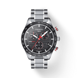 Tissot T Sport PRS 516 Chronograph Black Dial Silver Steel Strap Watch For Men - T100.417.11.051.01 Authentic Buy Shop Now