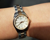 Tissot T Classic PR100 Mother of Pearl Dial Two Tone Steel Strap Watch for Women - T101.010.22.111.01 Authentic Buy Shop Now