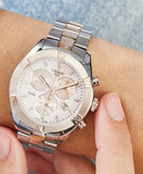 Tissot PR 100 Sport Chic Chronograph Diamonds Mother of Pearl Dial Two Tone Steel Strap Watch for Women - T101.917.22.116.00 Authentic Buy Shop Now