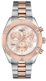 Tissot PR 100 Sport Chic Chronograph Mother of Pearl Dial Two Tone Steel Strap Watch for Women - T101.917.22.151.00 Authentic Buy Shop Now