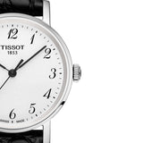 Tissot Everytime Small White Dial Black Leather Strap Watch For Women - T109.210.16.032.00 Authentic Buy Shop Now