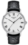 Tissot Everytime Medium White Dial Black Leather Strap Watch For Men - T109.410.16.033.01 Authentic Buy Shop Now