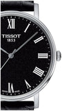 Tissot Everytime Medium Black Dial Black Leather Strap Watch For Men - T109.410.16.053.00 Authentic Buy Shop Now