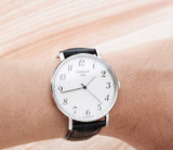 Tissot Everytime Large White Dial Black Leather Strap Watch For Men - T109.610.16.032.00 Authentic Buy Shop Now