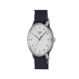 Tissot T Classic Everytime Large White Dial Blue NATO Strap Watch For Men - T109.610.17.037.00 Authentic Buy Shop Now