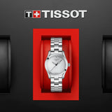 Tissot T Wave Silver Dial Silver Steel Strap Watch For Women - T112.210.11.031.00 Authentic Buy Shop Now