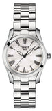 Tissot T Wave T Lady Mother of Pearl Dial Silver Steel Strap Watch For Women - T112.210.11.113.00 Authentic Buy Shop Now