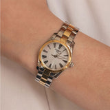Tissot T Wave Lady White Mother of Pearl Dial Two Tone Steel Strap Watch For Women - T112. 210. 22. 113. 00 Authentic Buy Shop Now
