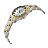Tissot T Wave Lady White Mother of Pearl Dial Two Tone Steel Strap Watch For Women - T112. 210. 22. 113. 00 Authentic Buy Shop Now