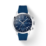 Tissot T Sport PRC 200 Chronograph Blue Rubber Strap Watch For Men - T114.417.17.047.00 Authentic Buy Shop Now