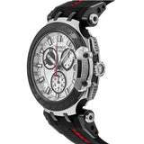 Tissot T Race Chronograph White Dial Black Silicone Strap Watch For Men - T115.417.27.011.00 Authentic Buy Shop Now
