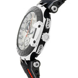 Tissot T Race Chronograph White Dial Black Silicone Strap Watch For Men - T115.417.27.011.00 Authentic Buy Shop Now